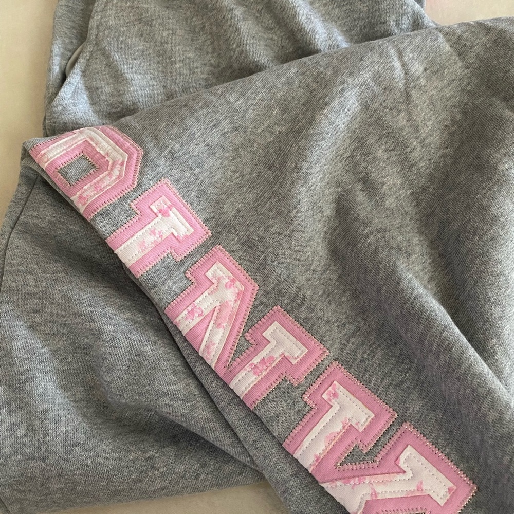 LoveShackFancy x Pink Wide Leg Sweatpants - Picture 7 of 8